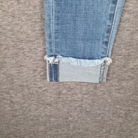 Kancan High Rise Ankle Skinny Distressed Medium Wash Jeans Size 1/24 25W - Picture 7 of 16